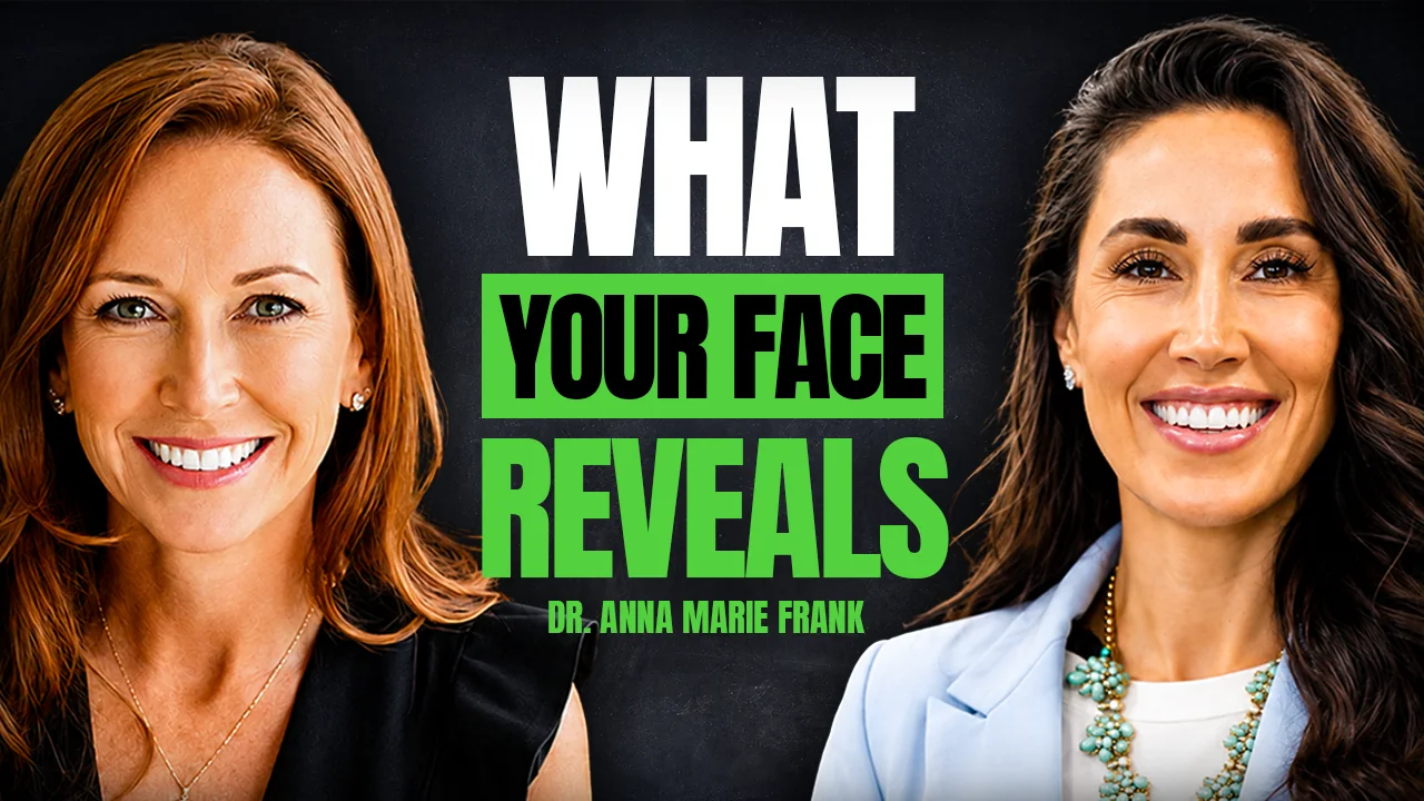 What Your Face Reveals with Dr. Anna Marie Frank, a podcast episode thumbnail designed by Pixel Samy